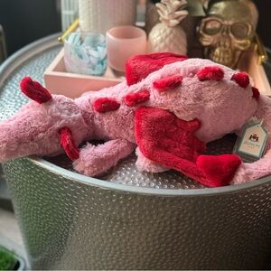 Hard to find Hearts Jellycat Dragon